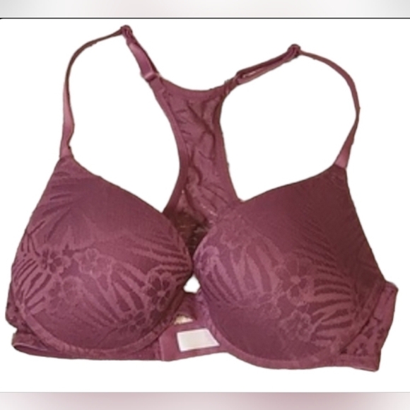 Victoria's Secret Pink Push Up Lace Razor Back Bra - Picture 5 of 6